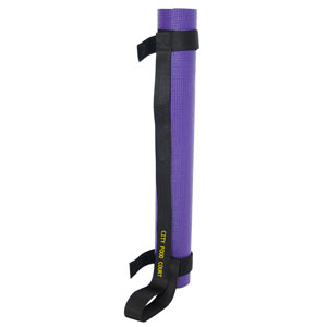 YM8943
	-YOGA MAT WITH STRAP
	-Purple (mat) Black (strap)